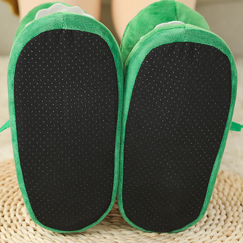 Pantuflas de Cocodrilo con Boca Móvil