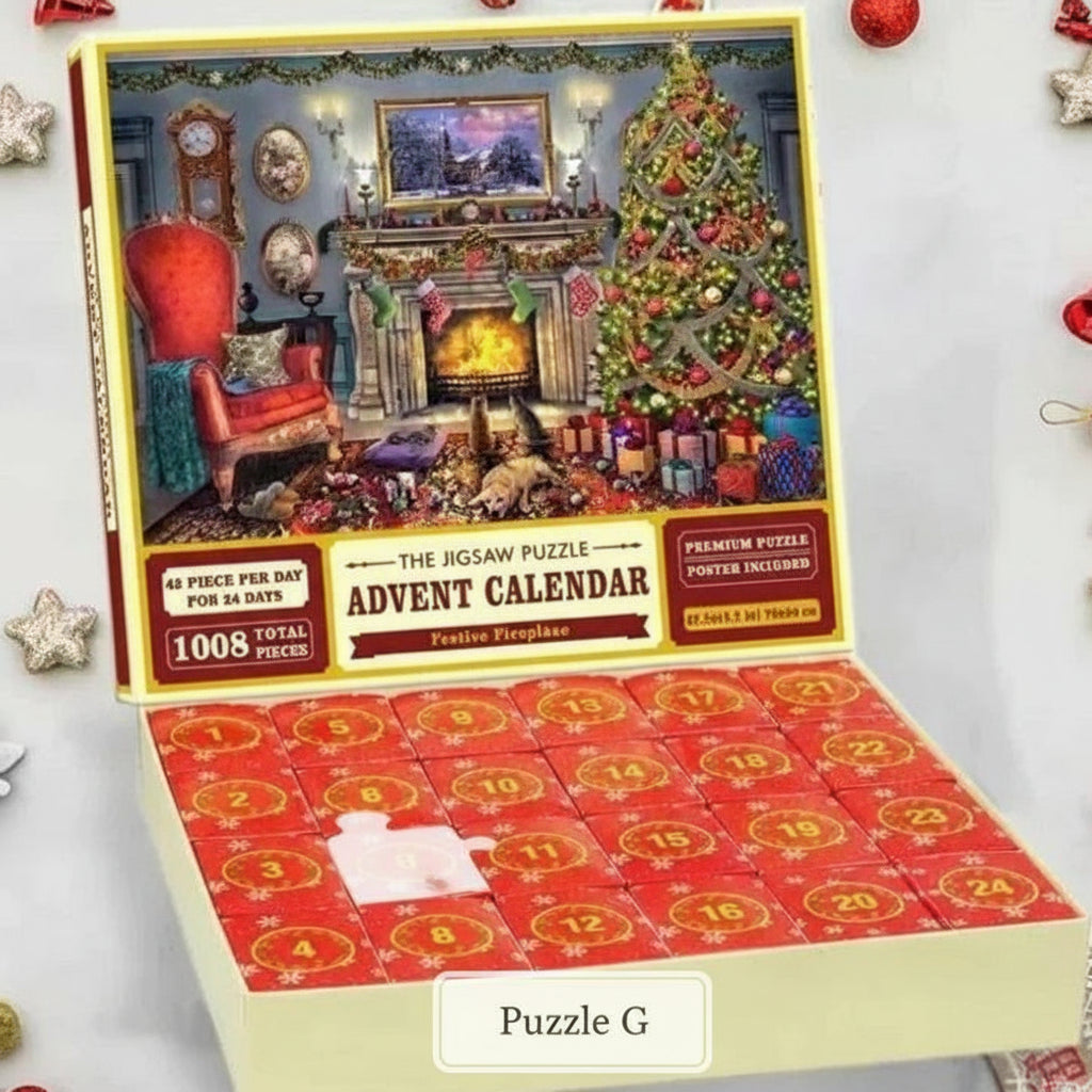 Calendario de Adviento Puzzles de Navidad