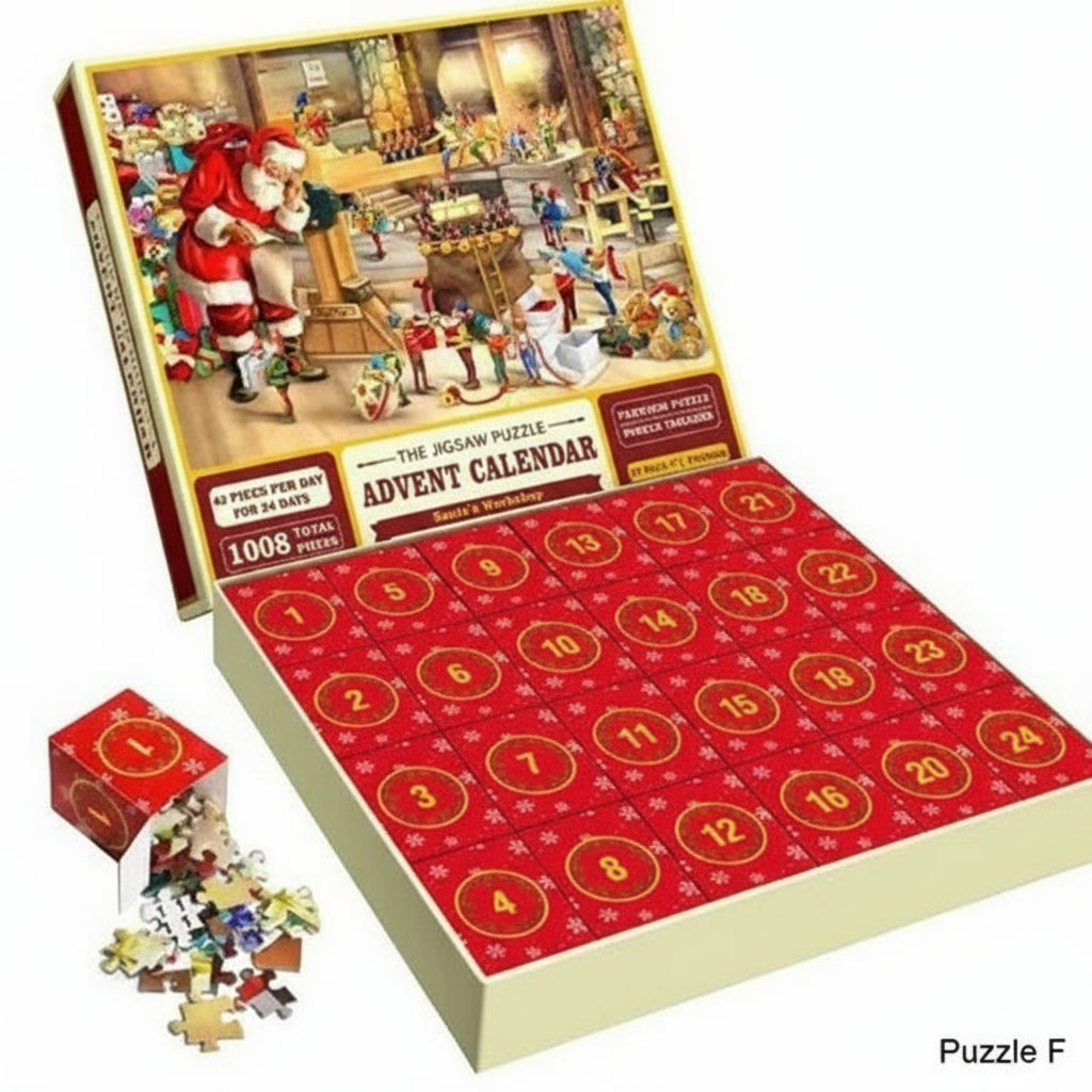 Calendario de Adviento Puzzles de Navidad