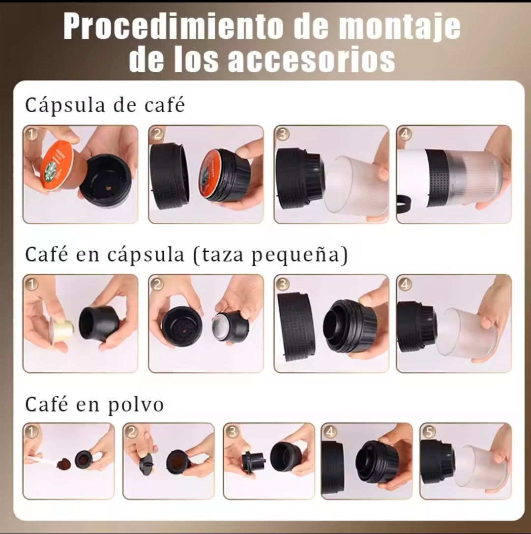 Máquina de café portátil