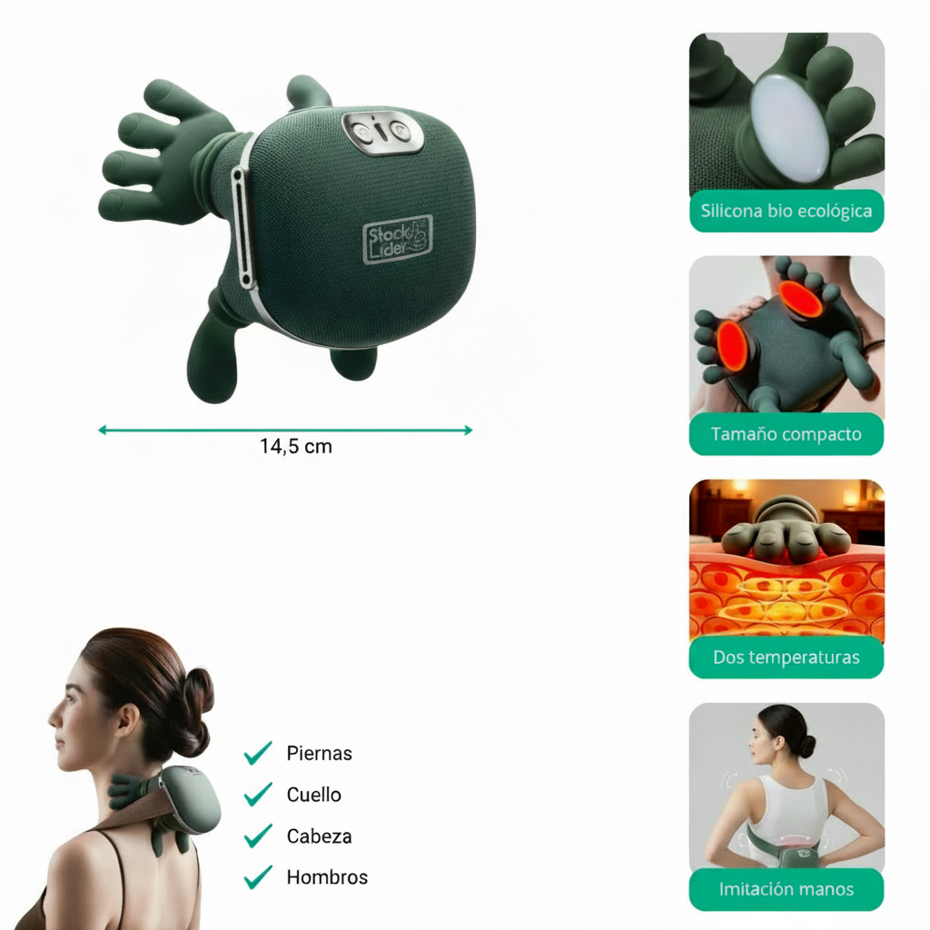 .Masajeador shiatsu 4D