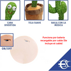 Cactus Bailarín de Peluche con Luces LED y Música