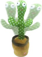 Cactus Bailarín de Peluche con Luces LED y Música