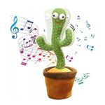 Cactus Bailarín de Peluche con Luces LED y Música