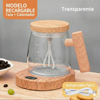 Taza mezcladora automática con base térmica