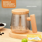 Taza mezcladora automática con base térmica