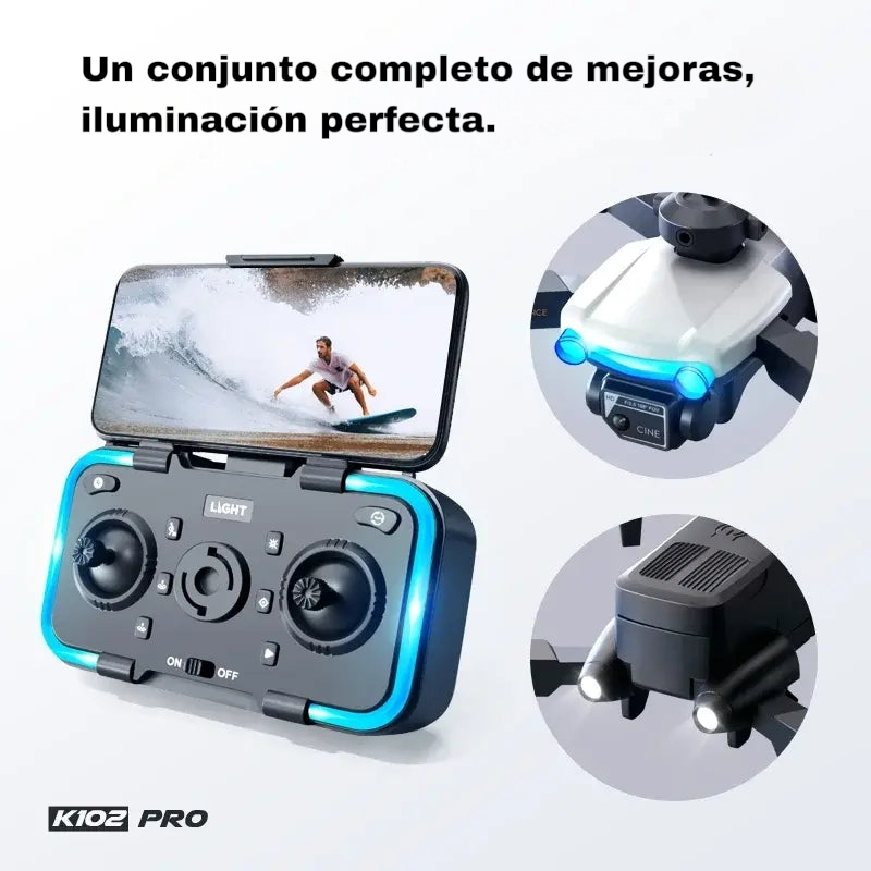 DRON K102PRO CON CAMERA 4K