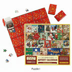 Calendario de Adviento Puzzles de Navidad